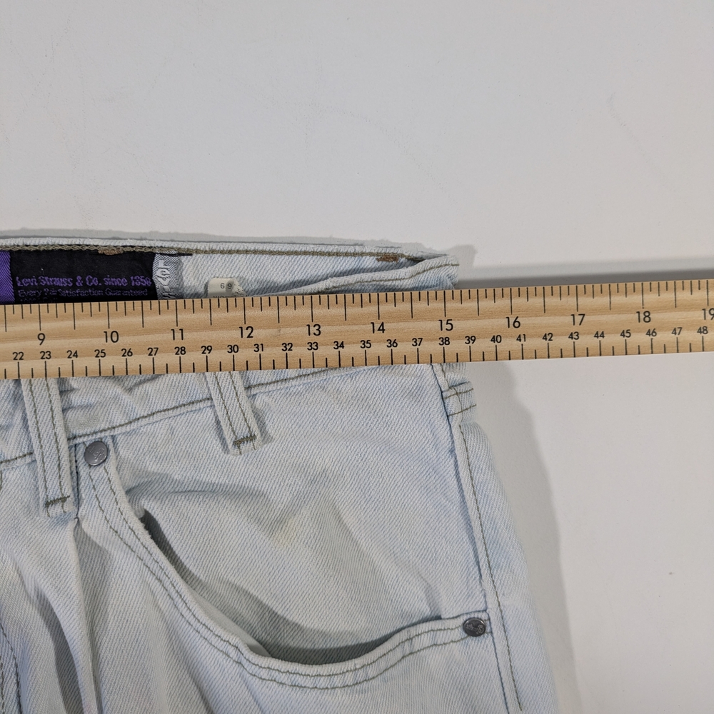 Vintage 90's Levi’s Silver Tab Baggy Fit Jeans - MADE IN USA Size 32 - Fits 30 - Picture 12 of 15